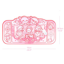Load image into Gallery viewer, Axolotl Desk Mat | Kawaii Cute Anime Pink Mouse Pad