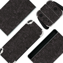 Load image into Gallery viewer, Black Rose Skin | Flower Nintendo Switch OLED or Lite Wrap