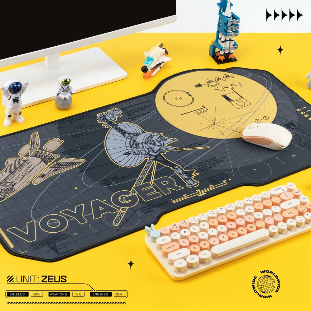 Load image into Gallery viewer, Space Moon Desk Pad - Scifi Large Mousepad Mat