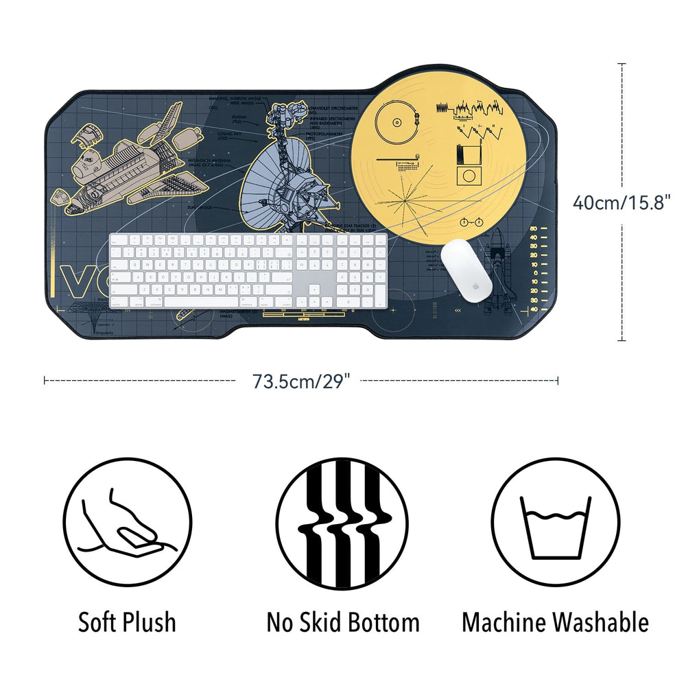 Load image into Gallery viewer, Space Moon Desk Pad - Scifi Large Mousepad Mat