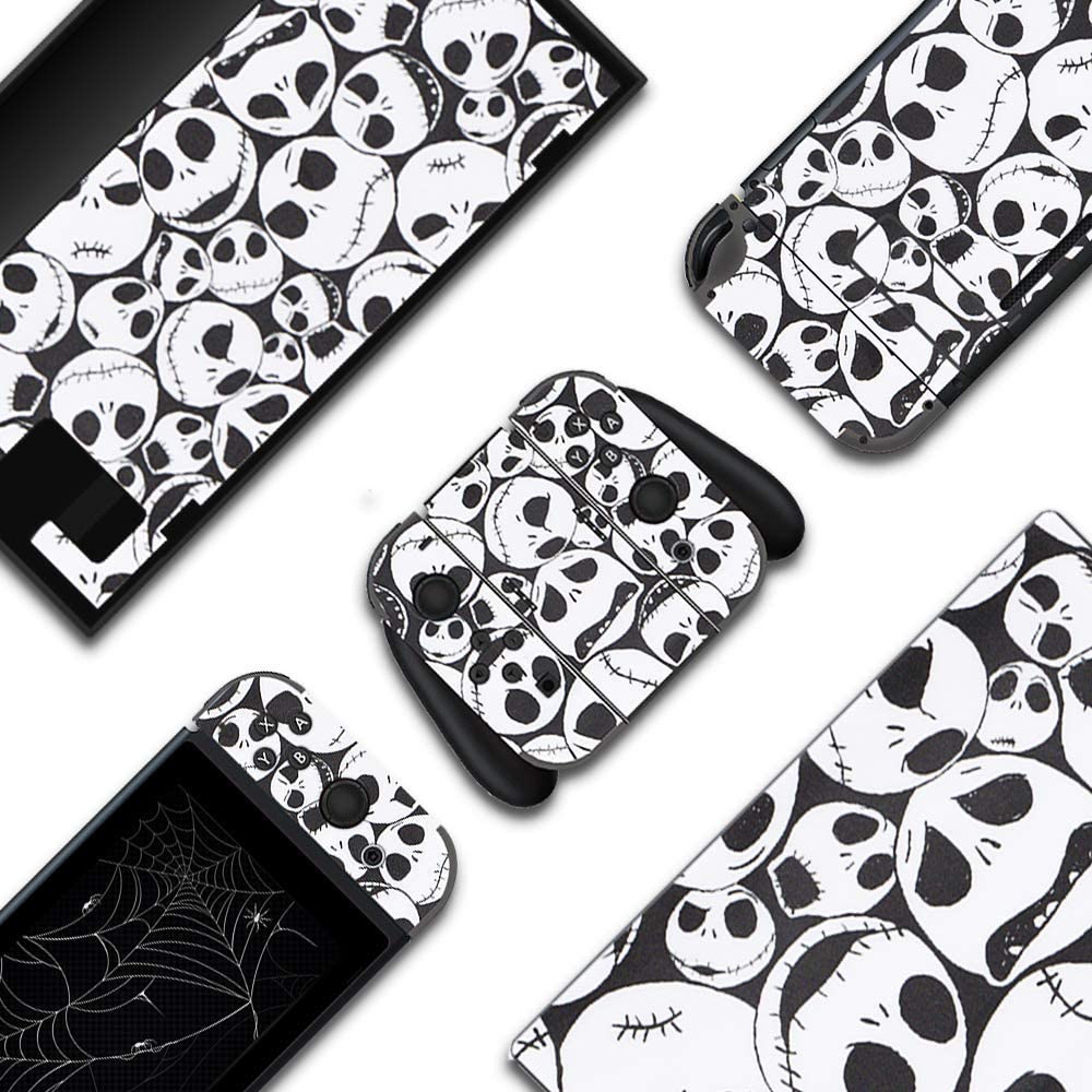 Load image into Gallery viewer, Skulls Switch Skin - Gothic Nintendo Switch Lite OLED Wrap