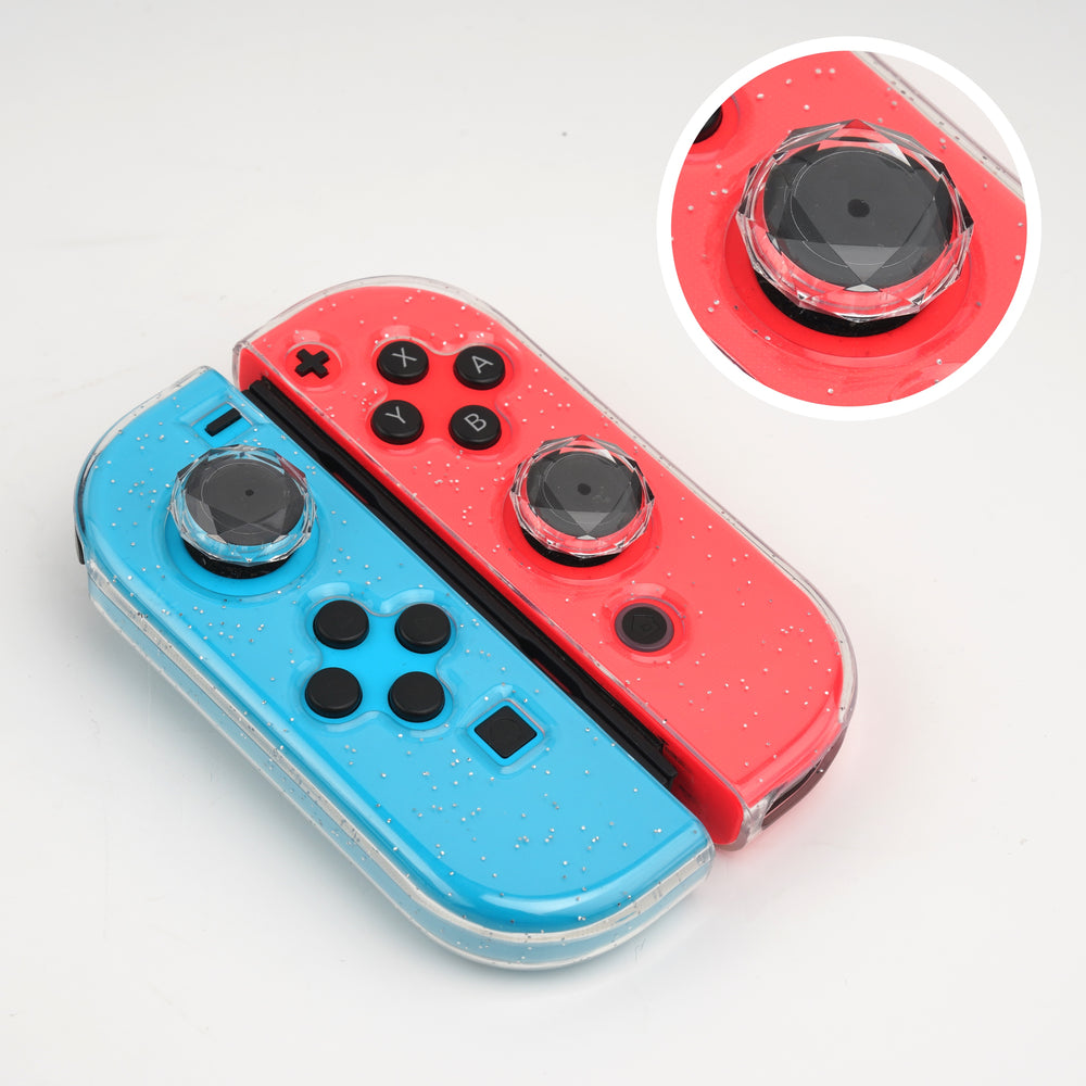 Load image into Gallery viewer, Hard Crystal Clear Thumb Grips - Nintendo Switch, Lite, OLED & Switch 2 Cap Covers