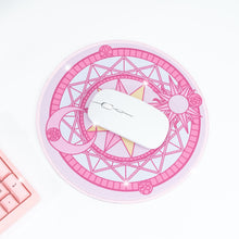 Load image into Gallery viewer, Pink Anime Mousepads - 2 Cute Sakura Moon Mouse Pads
