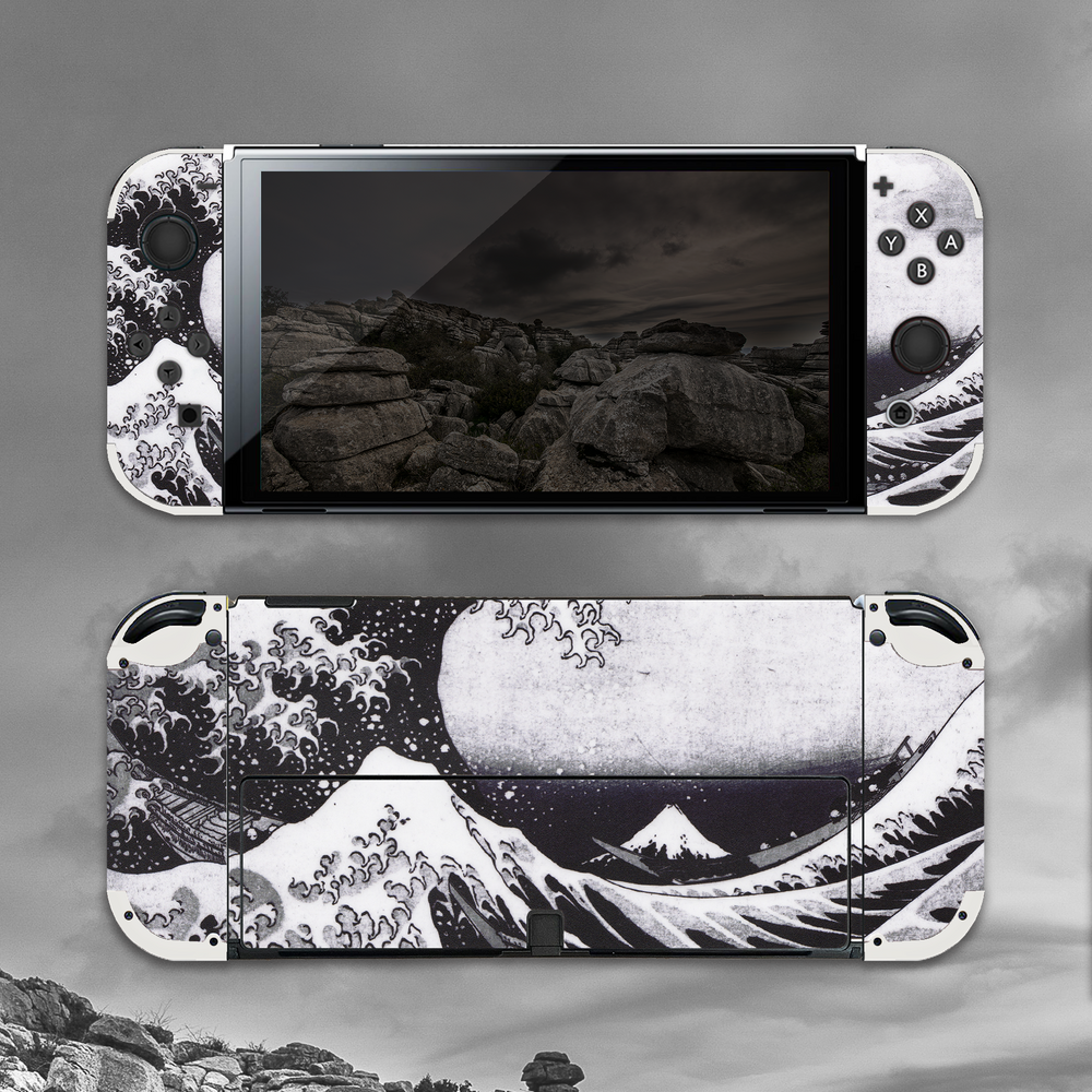 Load image into Gallery viewer, Wave Skin - Japanese Nintendo Switch Lite OLED Switch 2 Wrap