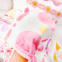 Load image into Gallery viewer, Kawaii Boho Blanket | Cozy Soft Pink Geometric Pattern Throw
