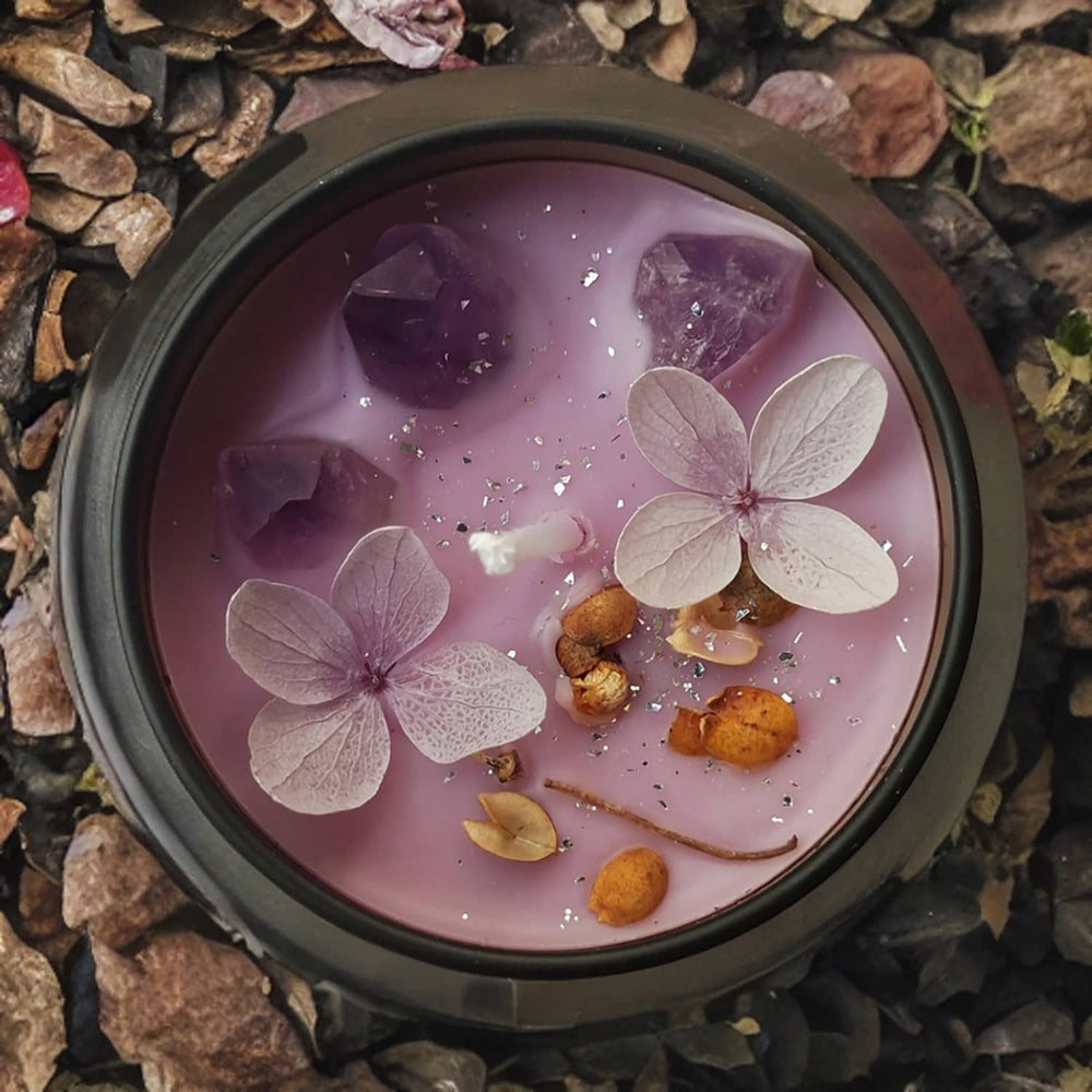Load image into Gallery viewer, Lavender Purple Scented Candle

