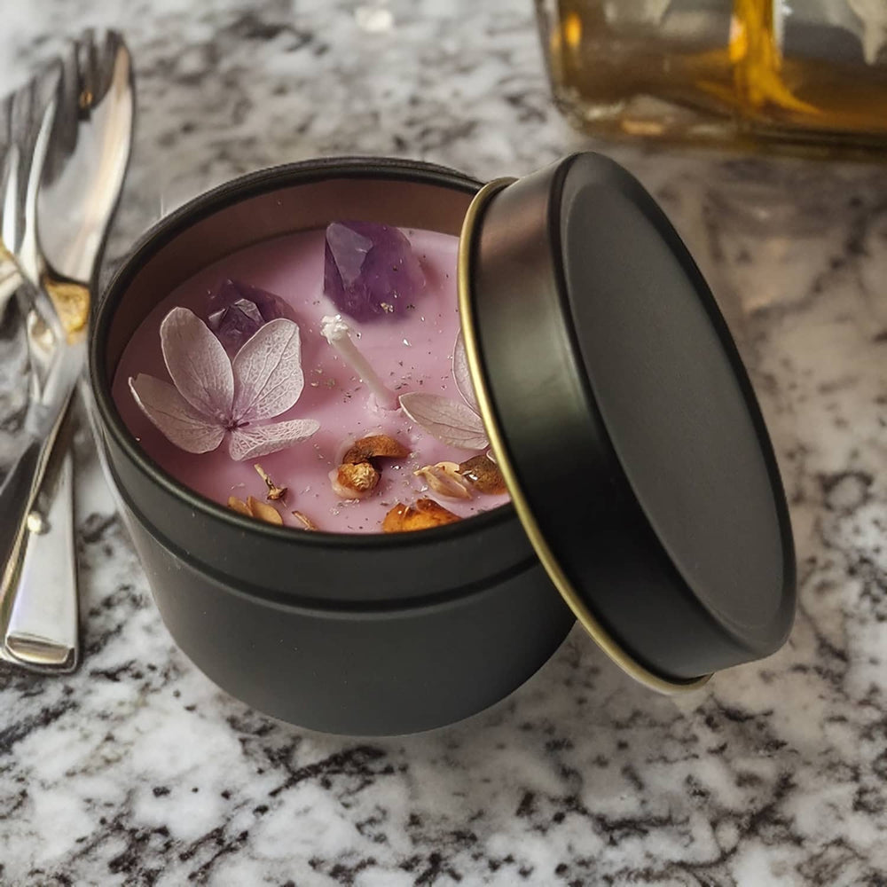 Load image into Gallery viewer, Lavender Purple Scented Candle
