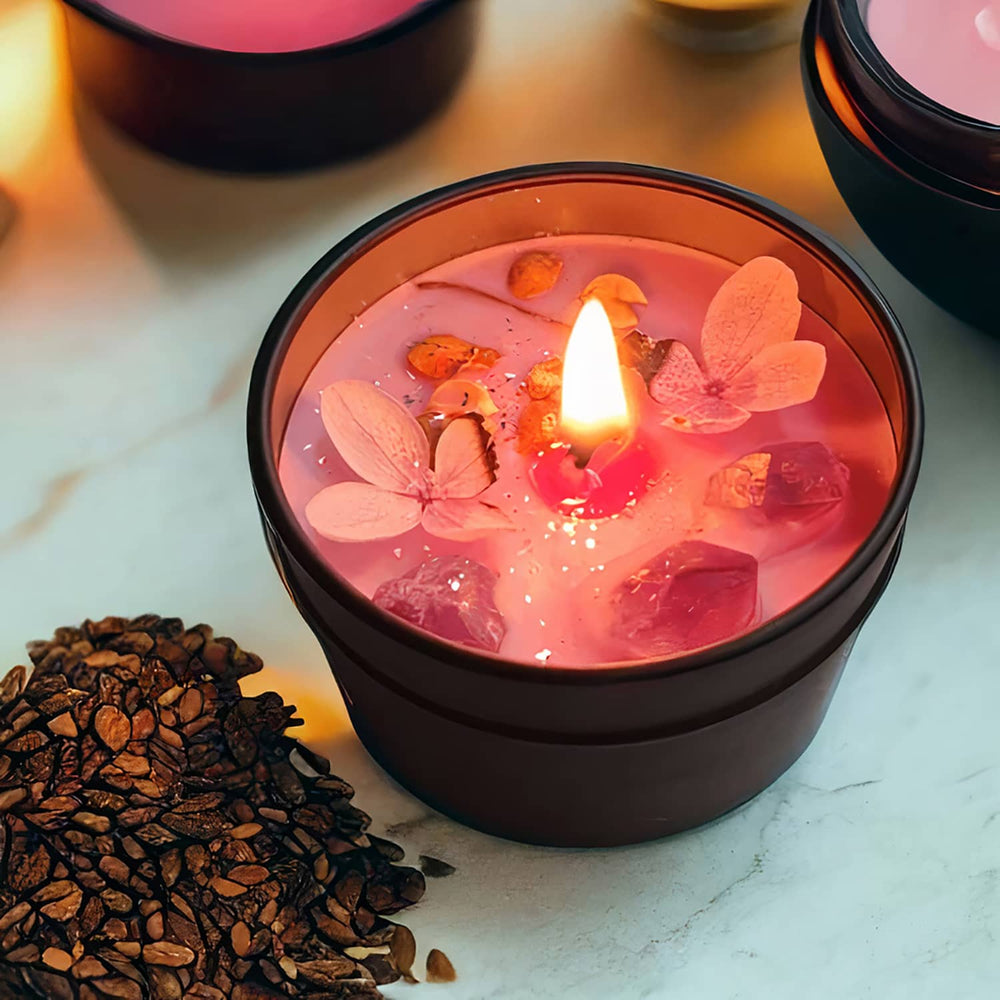 Load image into Gallery viewer, Lavender Purple Scented Candle
