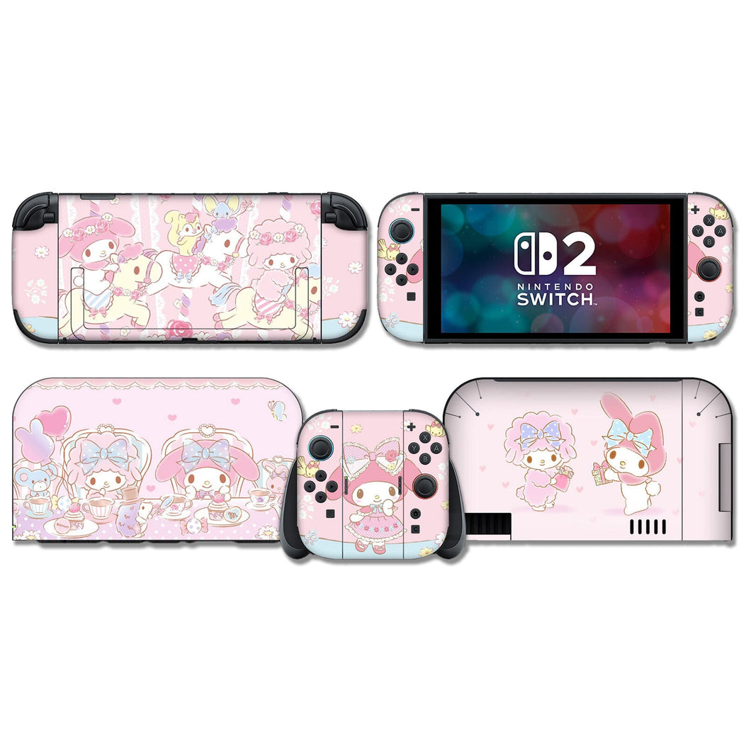 My Melody Skin - Cute Nintendo Switch Lite OLED Switch 2 Wrap