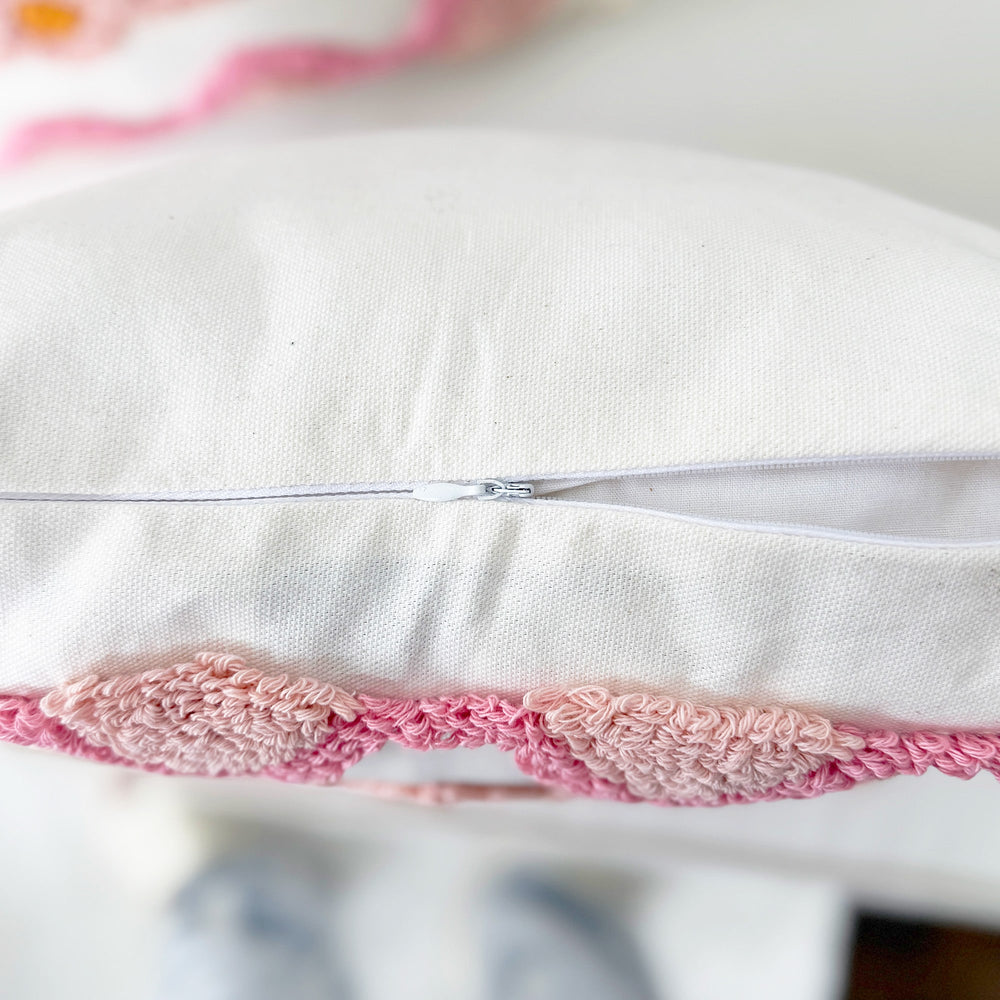 Load image into Gallery viewer, Pink Boho Throw Pillow Covers – 2 Pack
