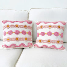 Load image into Gallery viewer, Pink Boho Throw Pillow Covers – 2 Pack
