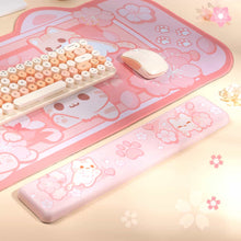 Load image into Gallery viewer, Kawaii Desk Mat Bundle – 3 Pack Anime Kirby Sakura Shark Mousepads
