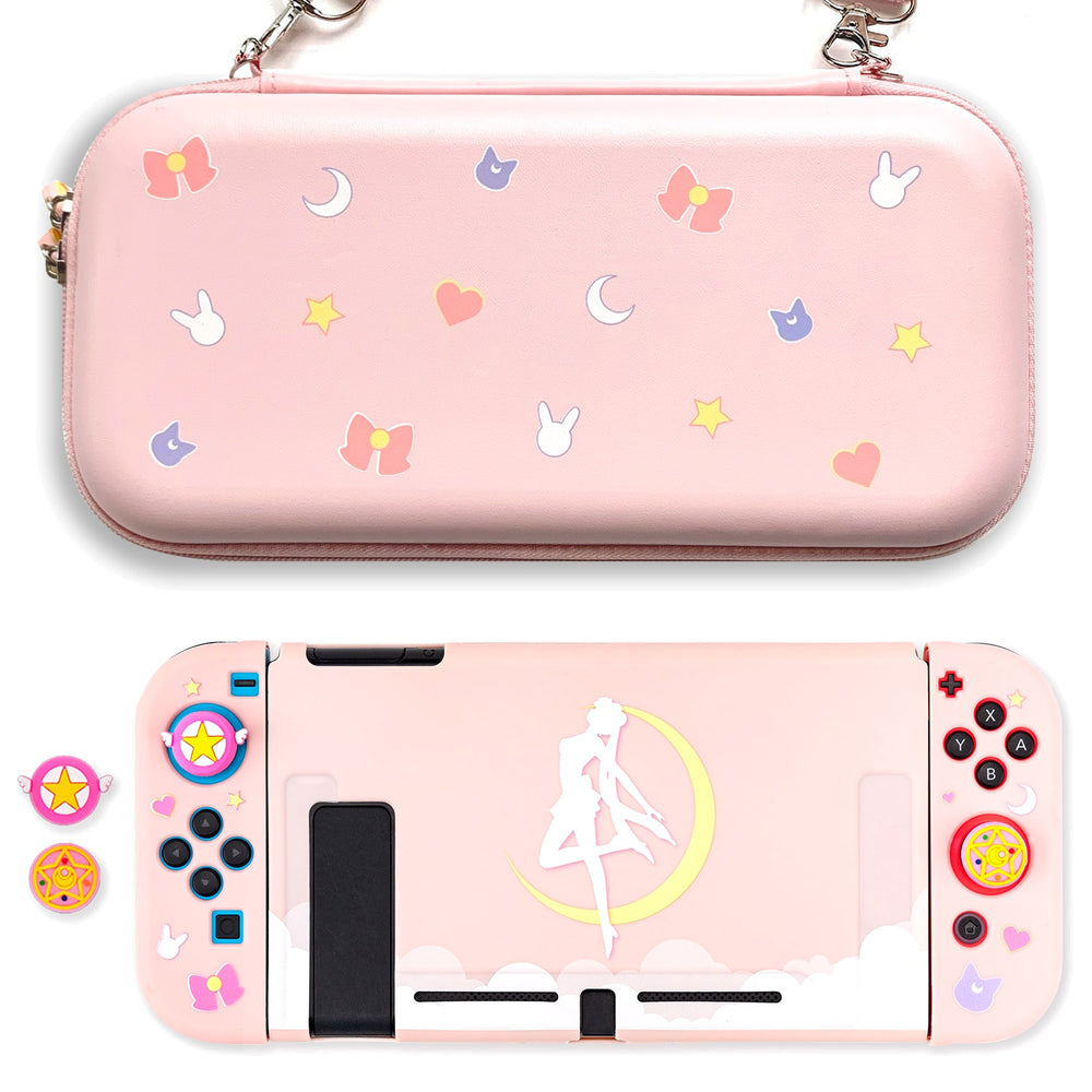 Load image into Gallery viewer, Moon Anime Snap Case - Nintendo Switch Old Standard
