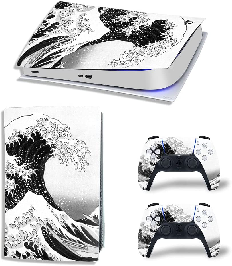 Load image into Gallery viewer, PS5 Wave Japanese Skin - Vinyl Wrap Sticker Playstation 5
