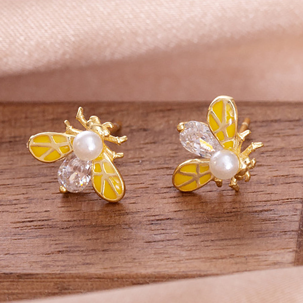 Load image into Gallery viewer, Bee Earrings - Cute Kawaii Jewelry Set
