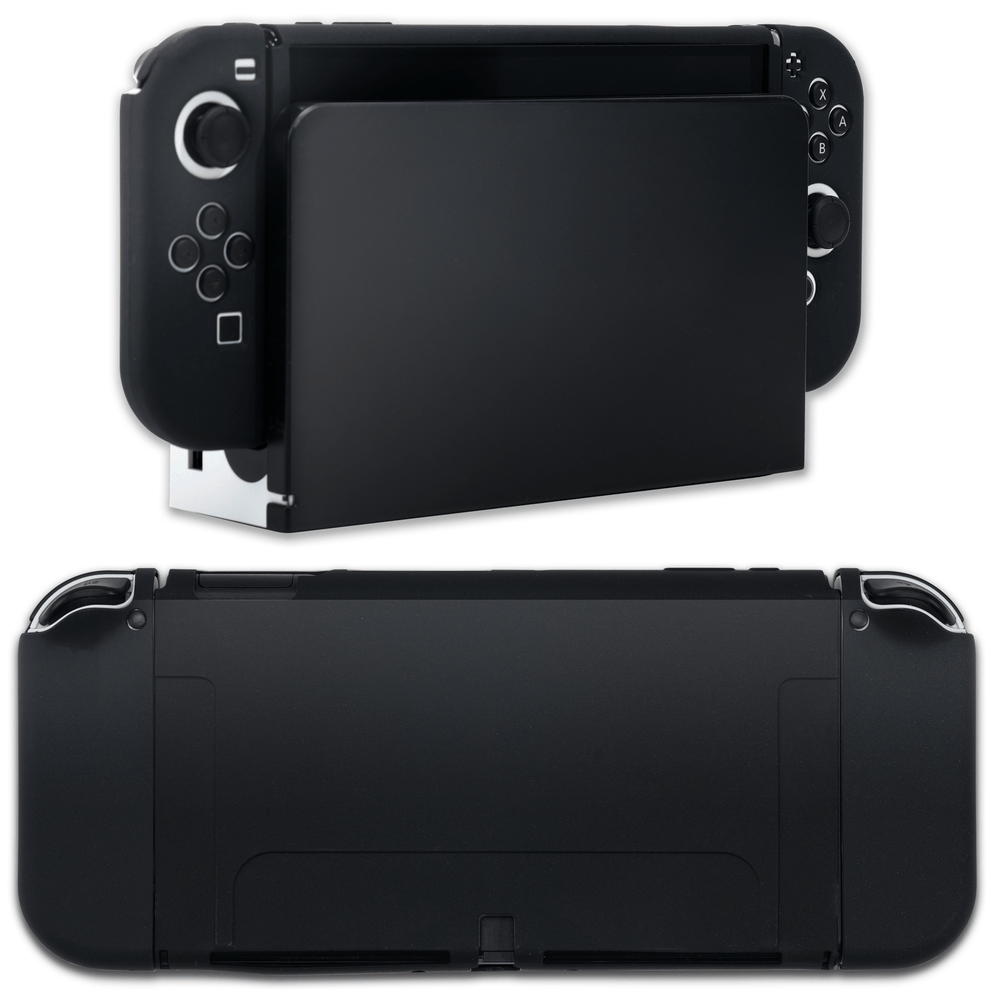 Load image into Gallery viewer, Black Case + Dock Cover Bundle - Nintendo Switch OLED
