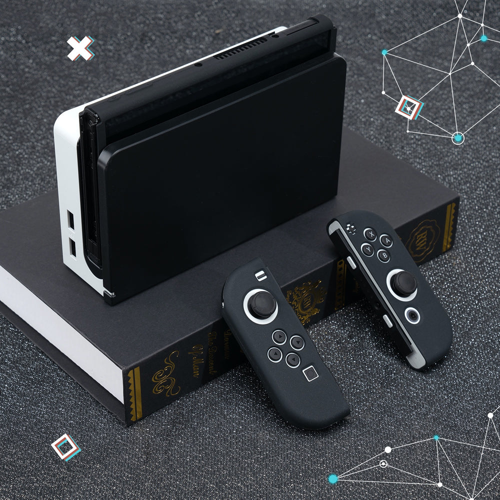 Load image into Gallery viewer, Black Case + Dock Cover Bundle - Nintendo Switch OLED
