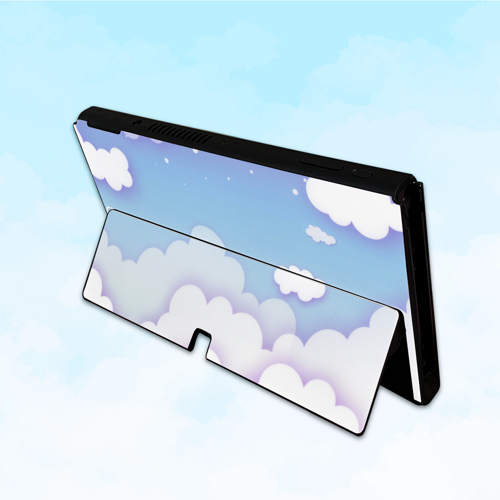 Load image into Gallery viewer, Blue Clouds Switch Skin | Nintendo Switch Lite OLED Wraps
