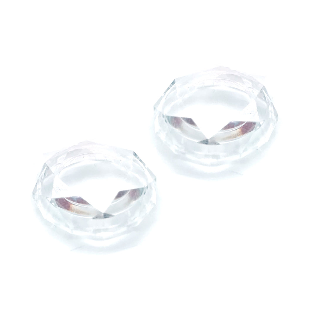 Hard Crystal Clear Thumb Grips - Nintendo Switch, Lite, OLED & Switch 2 Cap Covers