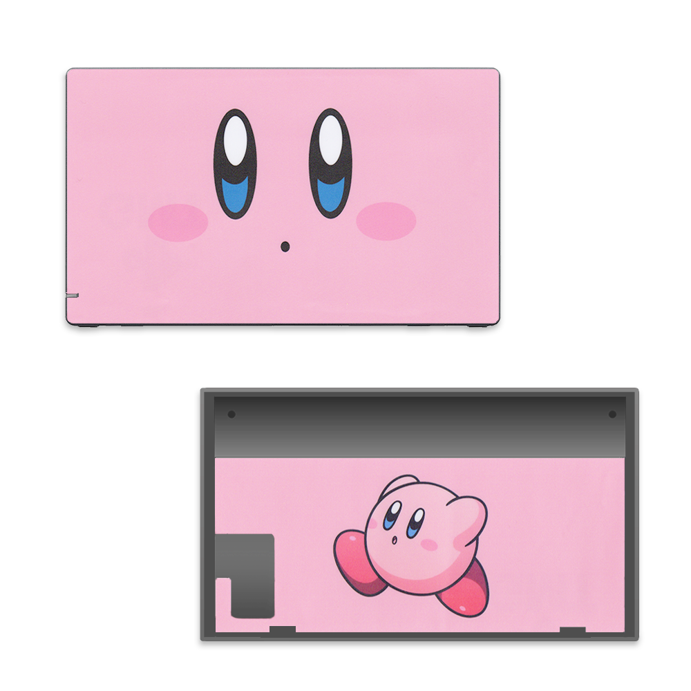 Load image into Gallery viewer, Kirby Skin | Pink Anime Nintendo Switch Lite OLED Wrap
