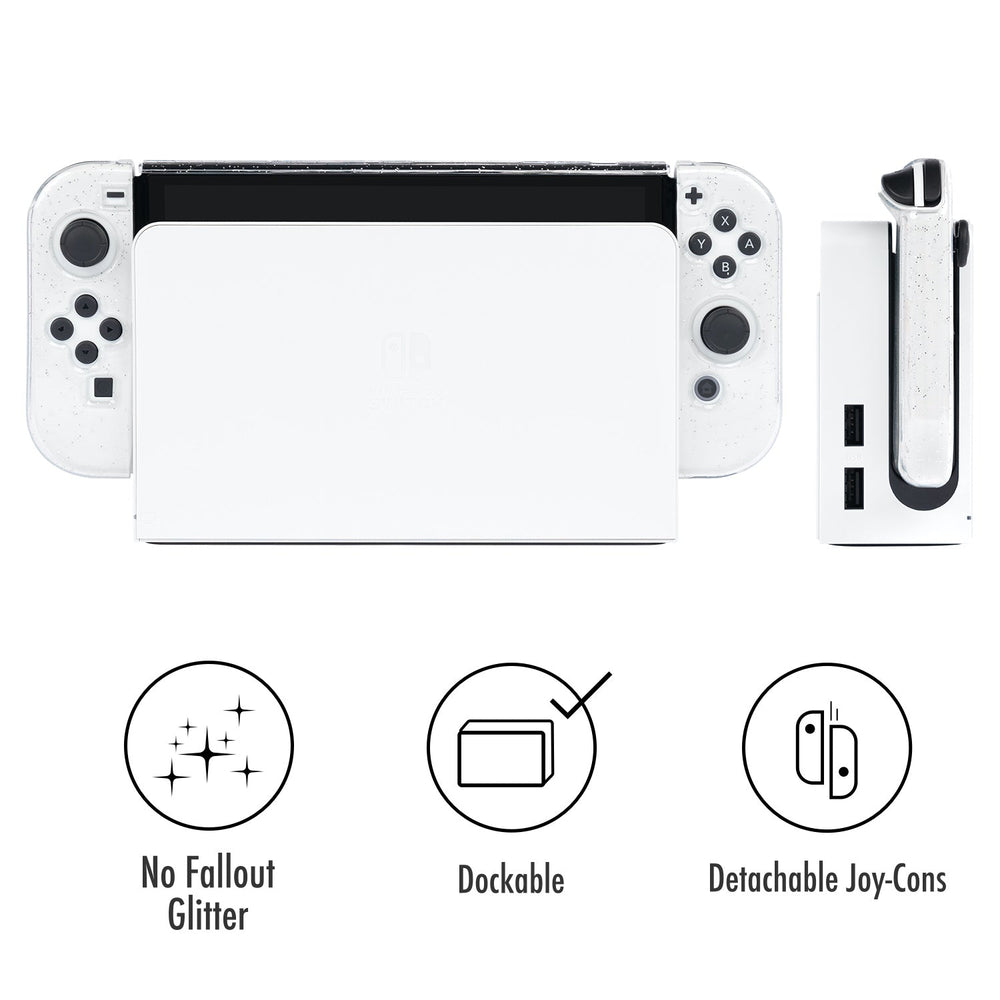 Load image into Gallery viewer, Glitter Case | Clear Shell Nintendo Switch Standard, Lite, OLED
