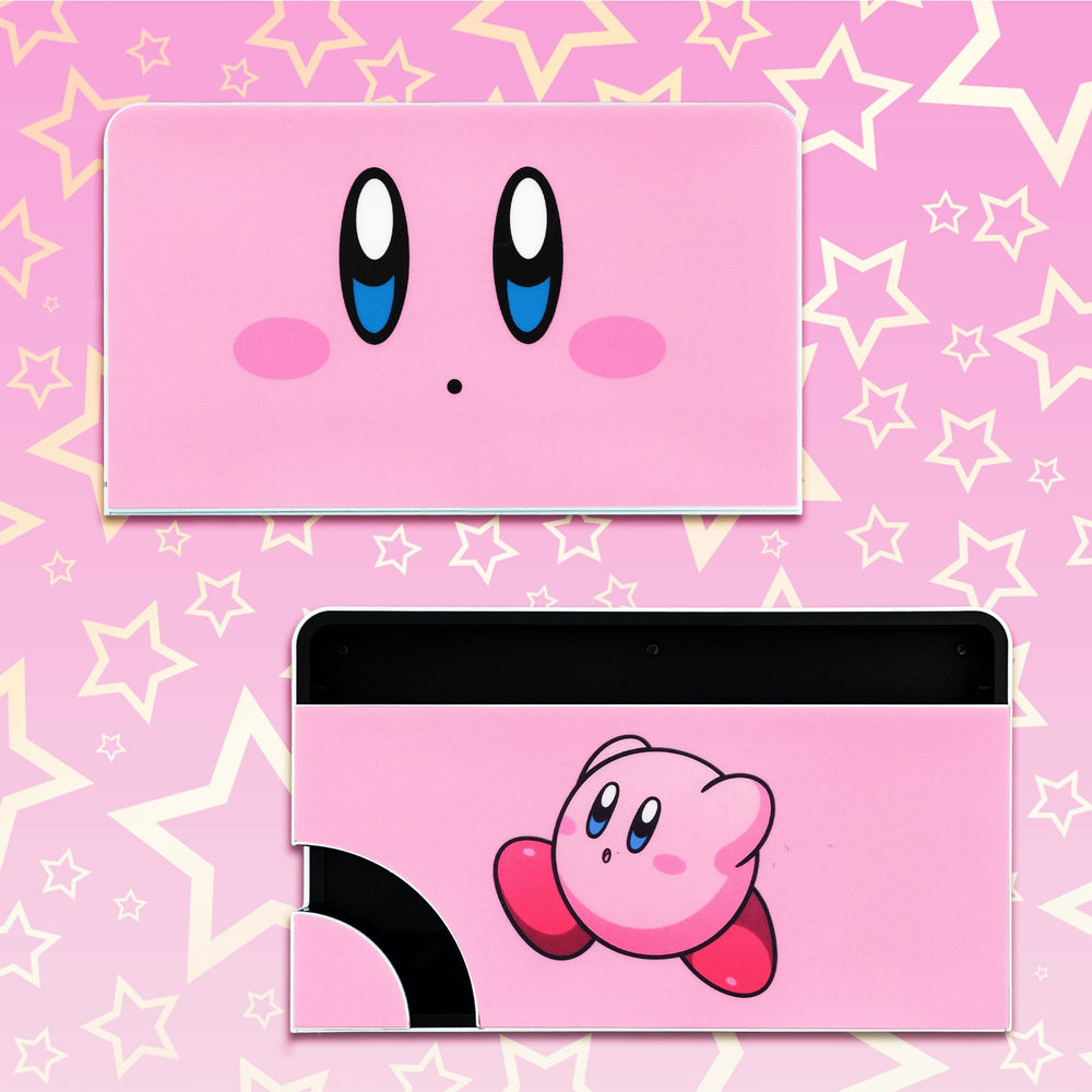 Load image into Gallery viewer, Kirby Skin | Pink Anime Nintendo Switch Lite OLED Wrap
