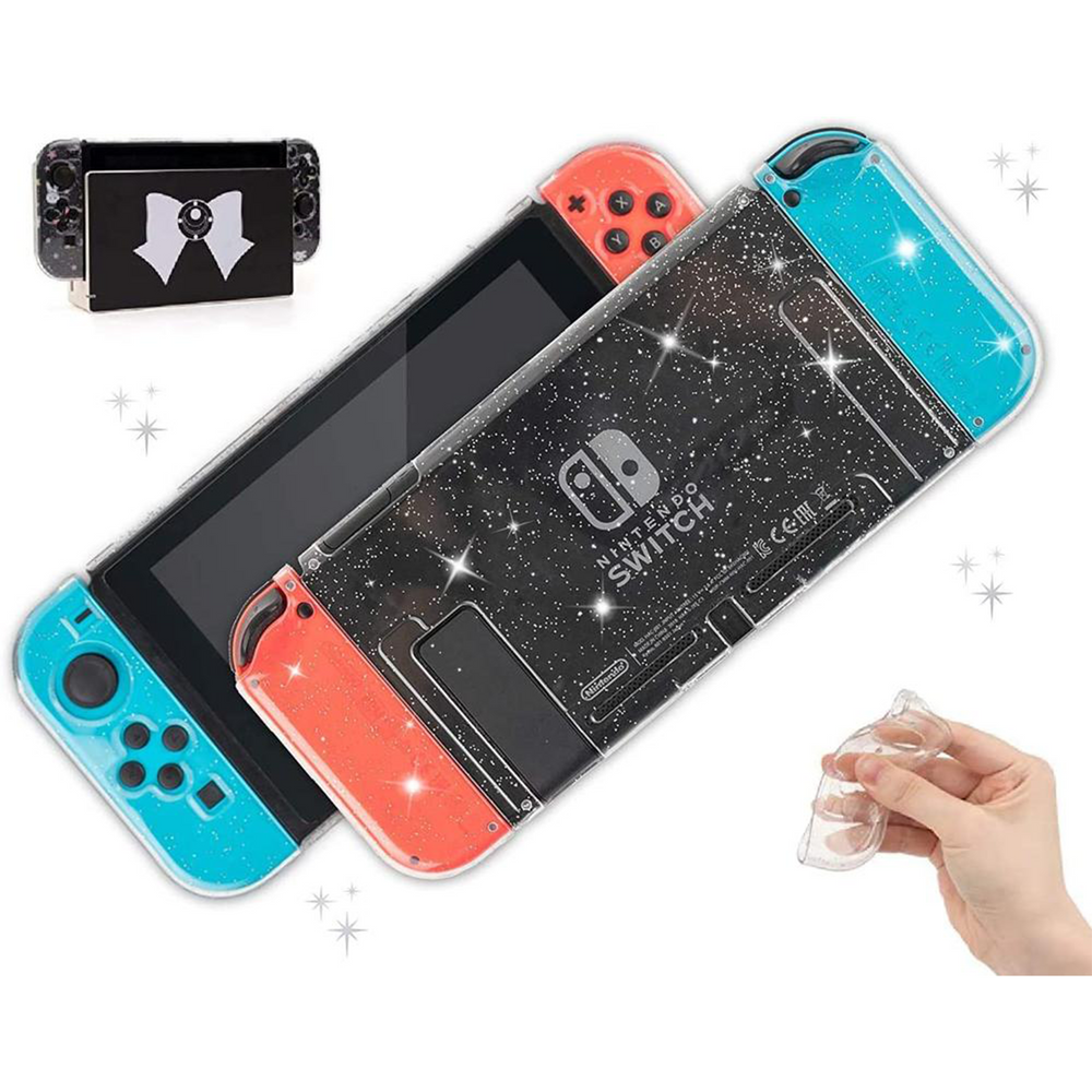 Load image into Gallery viewer, Glitter Case | Clear Shell Nintendo Switch Standard, Lite, OLED
