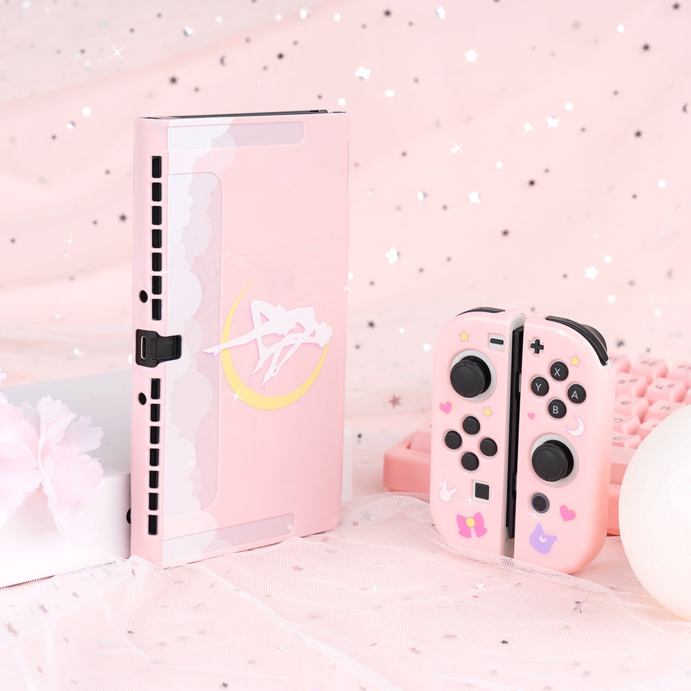 Load image into Gallery viewer, Moon Anime Nintendo Switch OLED Case Cover
