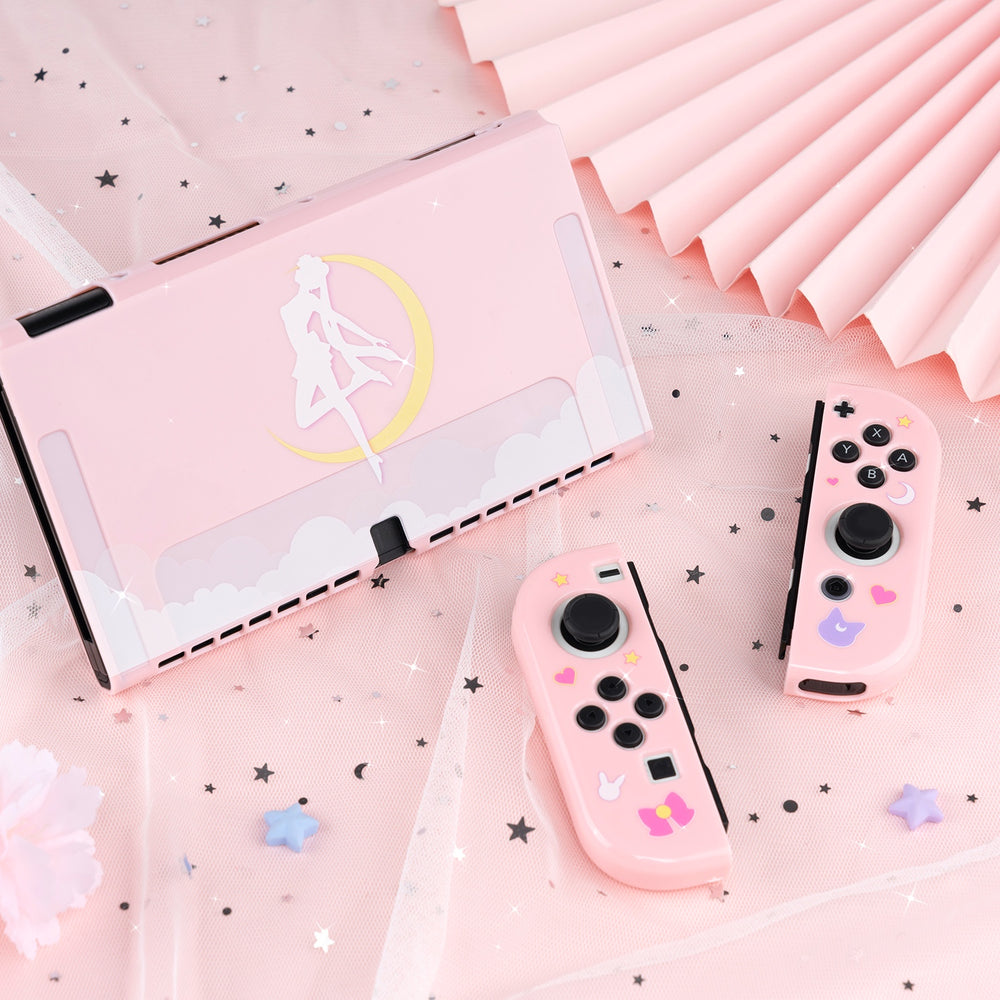 Load image into Gallery viewer, Moon Anime Nintendo Switch OLED Case Cover
