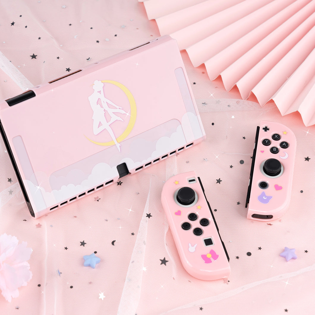 Moon Anime Nintendo Switch OLED Case Cover