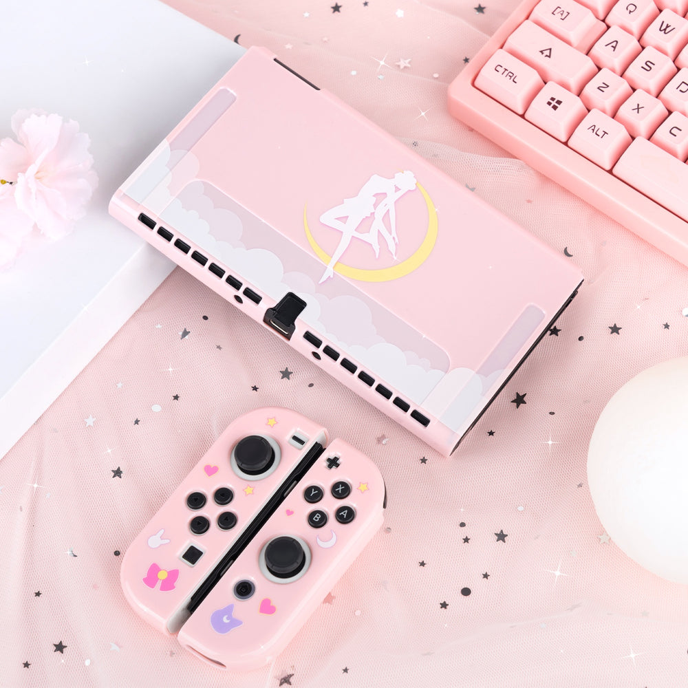 Load image into Gallery viewer, Moon Anime Nintendo Switch OLED Case Cover
