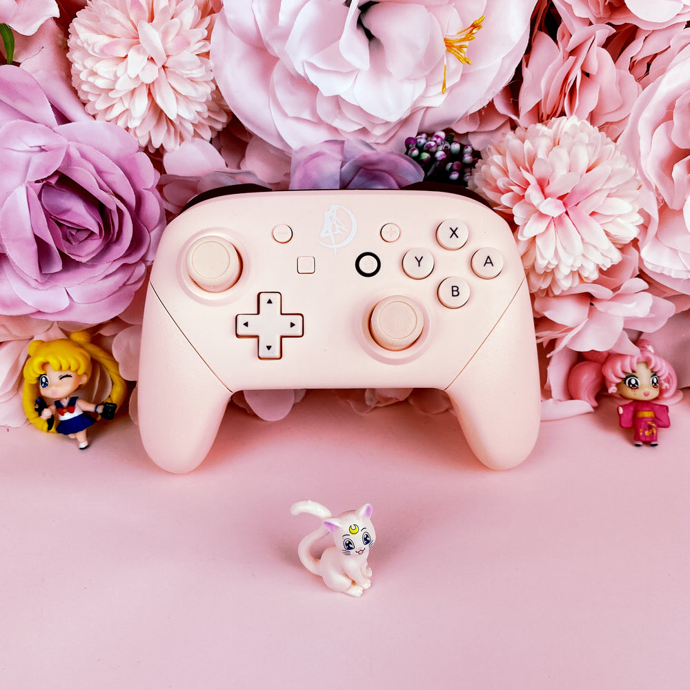 Load image into Gallery viewer, Moon Anime Pro Controller - Nintendo Switch Lite OLED
