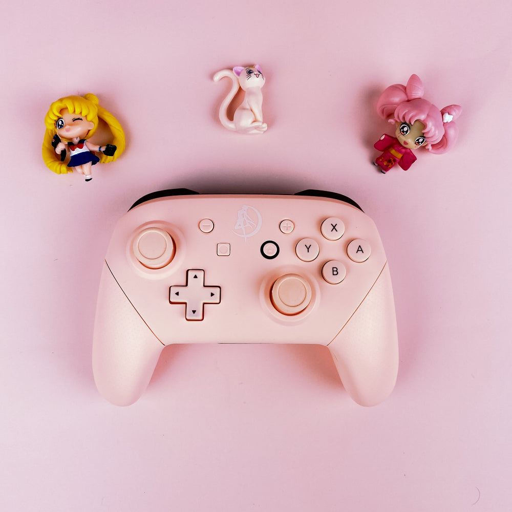 Load image into Gallery viewer, Moon Anime Pro Controller - Nintendo Switch Lite OLED
