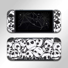 Load image into Gallery viewer, Skulls Switch Skin - Gothic Nintendo Switch Lite OLED Wrap
